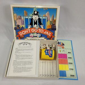 Don't Go To Jail Vintage 1991 Monopoly Dice Game by Parker Brothers